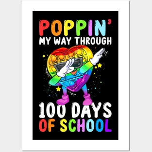 My Way Through 100 Days Of School Fidget Pop It Toy Posters and Art